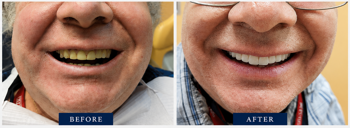 Before and After smile transformation 1